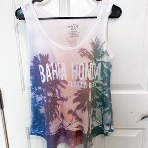 Bahia Honda Keys Tropical Tank Top